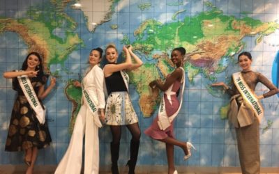 Miss International UK 2019, Harriotte Lane, toured Japan with the rest of the Top 5!