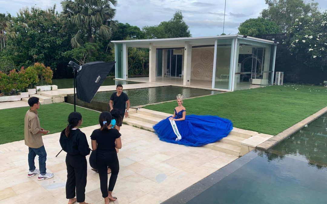 Behind the scenes of Miss International UK’s photoshoot in Bali!