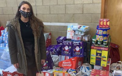 Miss Newham International, Sadie, has been busy collecting for her local foodbank!