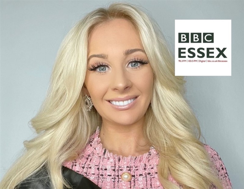 Miss Essex International, Daniella, was a special guest on BBC Radio Essex!