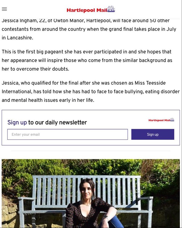 Miss Teesside International Miss Teesside International