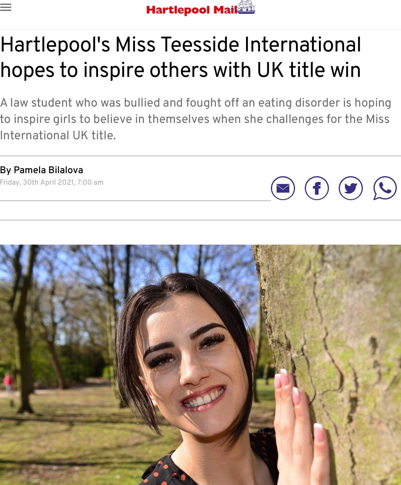 Miss Teesside International Miss Teesside International